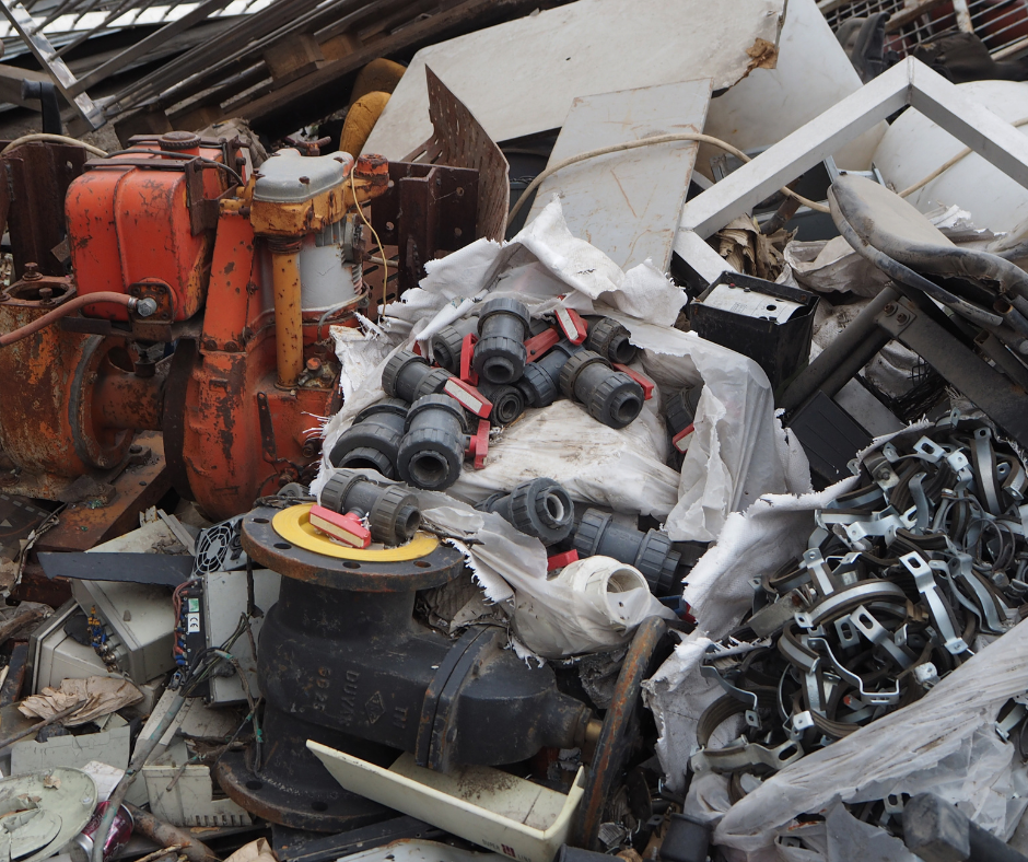 Retiro de chatarra a gran escala para empresas
